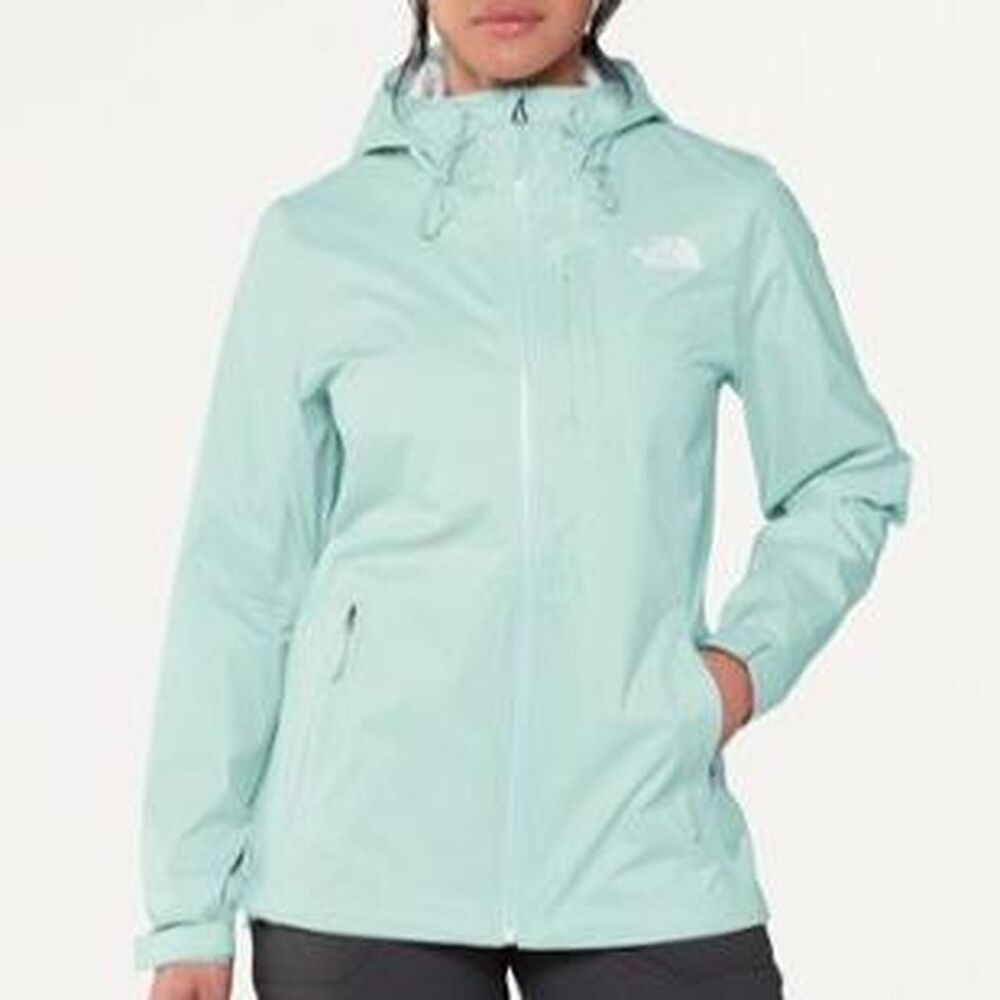The North Face Women’s Small Opal Forest Mint Fleece Lined Softshell Jacket
